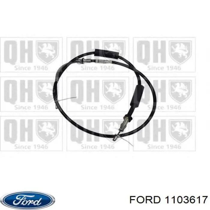Купити 1103617 Ford Трос ручного гальма задній, правий/лівий