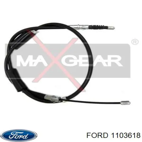 Купити 1103618 Ford Трос ручного гальма задній, правий/лівий
