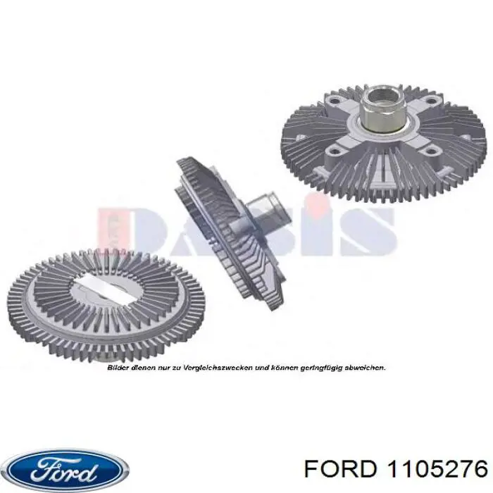Купити 1105276 Ford Муфта вязкостная системи охолодження