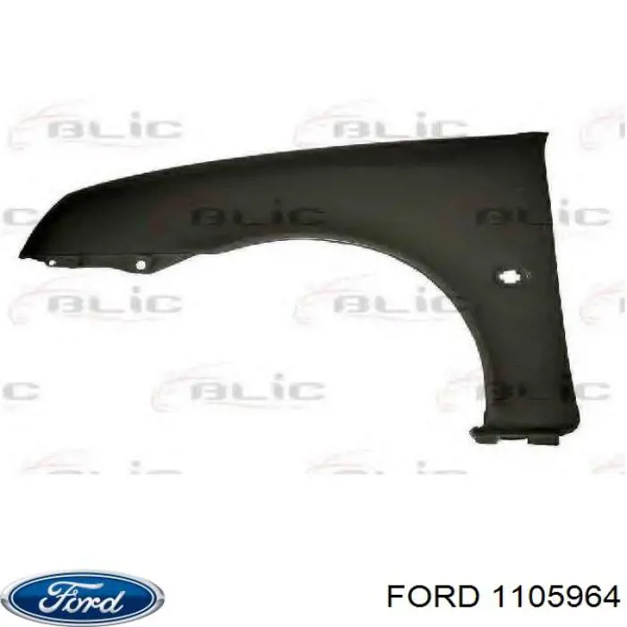 Крило переднє праве Ford Fiesta COURIER фургон (J5S, J3S) (1996 - 2002) ціна, від 40.20 USD