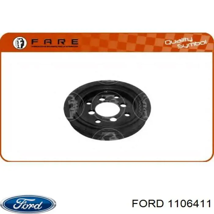 Купити 1106411 Ford Шків колінчастого вала