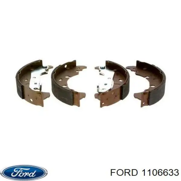 1106633 Ford колодки гальмові задні, барабанні