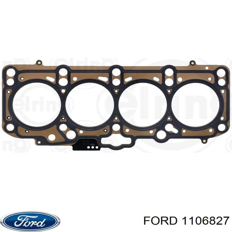 1106827 Ford прокладка головки блока циліндрів (гбц)