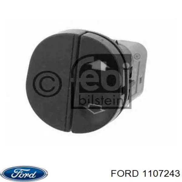 1107243 Ford кнопка вмикання двигуна склопідіймача передня права