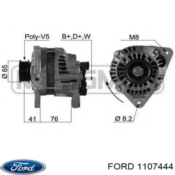 Купити CA1083IR Ford Генератор