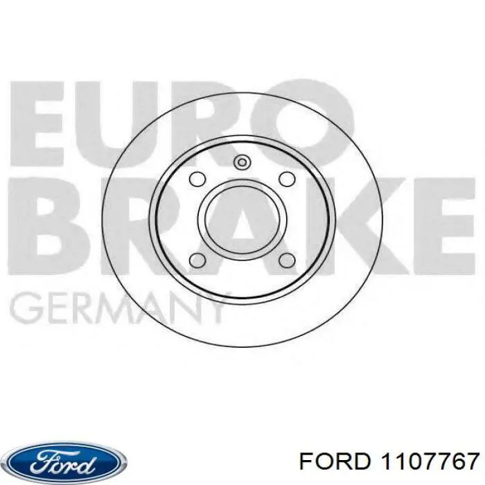 Диск переднього гальма Ford 1107767 ціна, від 16.13 USD