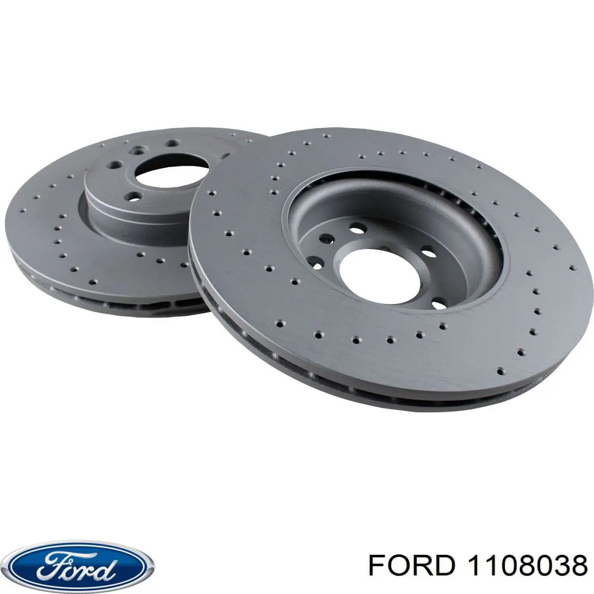 1108038 Ford диск гальмівний передній