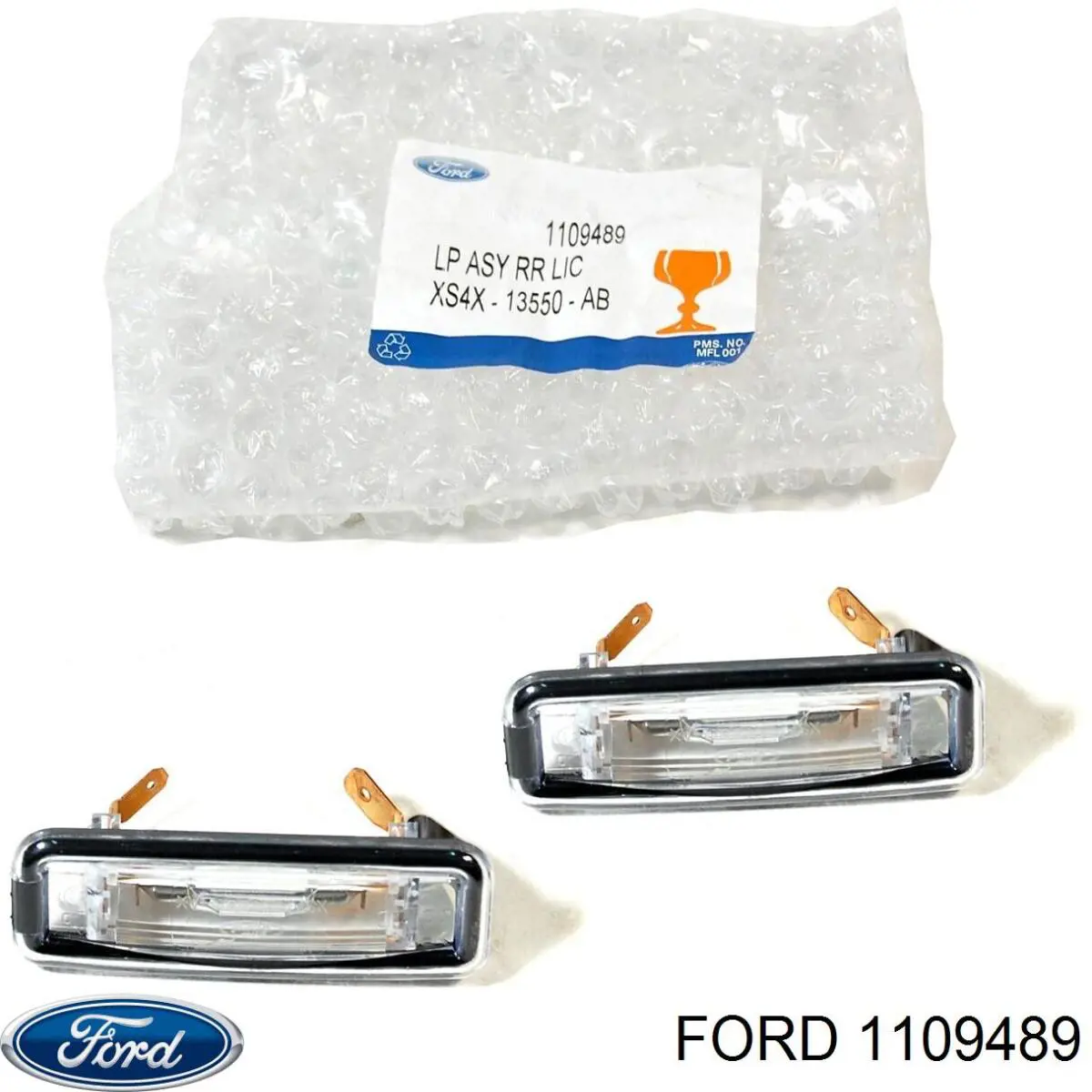 Ліхтар підсвічування заднього номерного знака Ford 1109489 ціна, від 6.33 USD