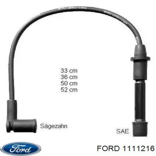 Купити 1111216 Ford Провід високовольтні, комплект