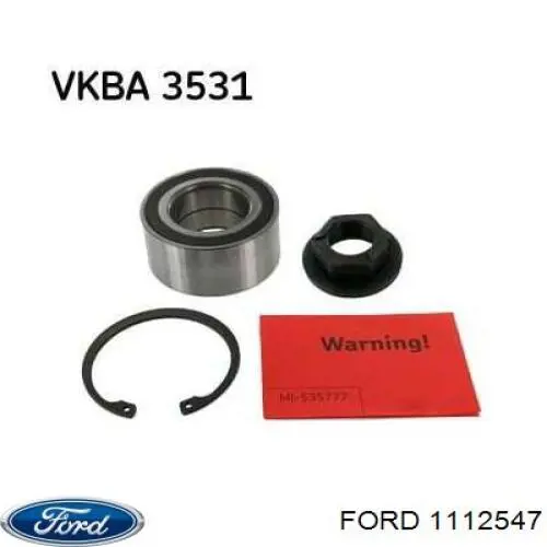 Комплект підшипник маточини передньої Ford 1112547 ціна, від 16.42 USD