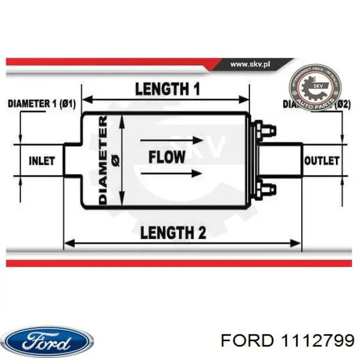 Бензонасос 7362846 Ford