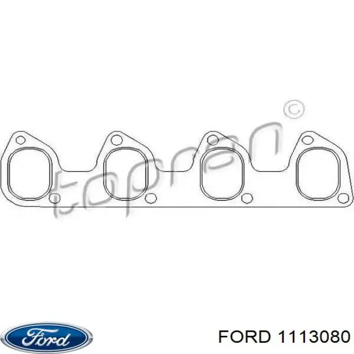 Прокладка впускного колектора Ford Connect (TC7) (Форд Коннект)