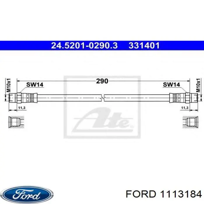 Натягувач ланцюга ГРМ Ford 1520546 ціна, від 50.12 USD