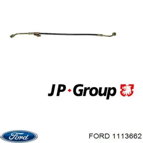 Шланг гальмівний передній, лівий Ford 92VB2078BA ціна, від 8.33 USD