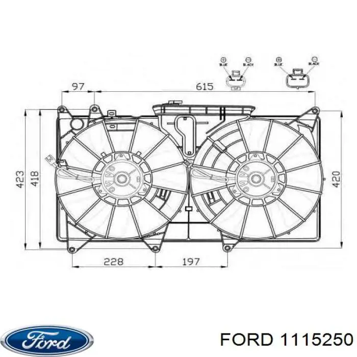 Купити 1115250 Ford Клапан / регулятор холостого ходу