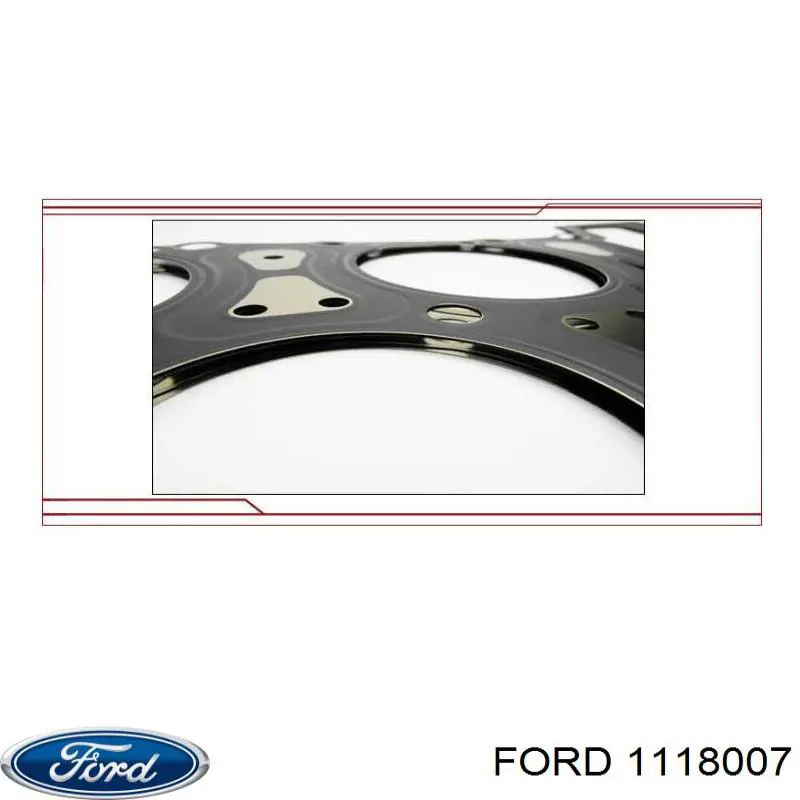 1118007 Ford прокладка головки блока циліндрів (гбц)