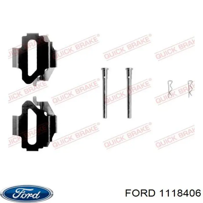 Купити 1118406 Ford Супорт задній правий