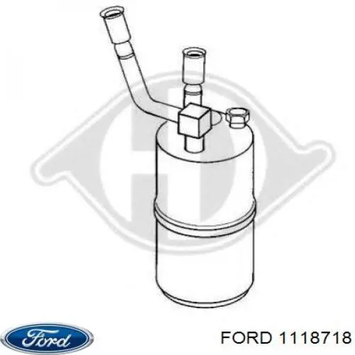 Ресивер-осушувач кондиціонера Ford 1118718 ціна, від 13.14 USD