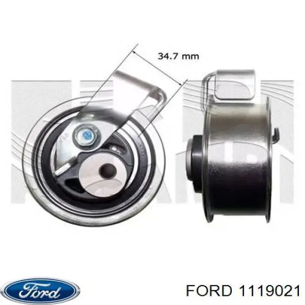1119021 Ford ролик натягувача ременя грм