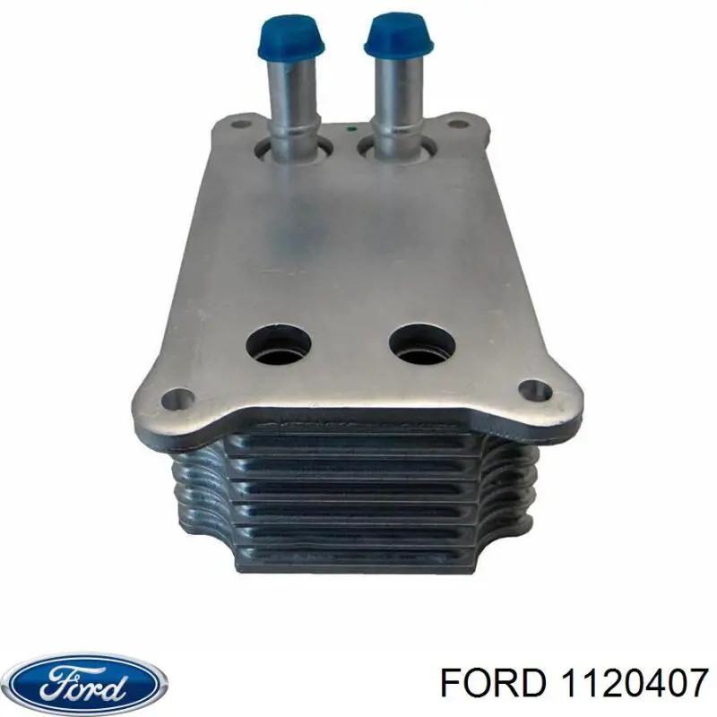 1120407 Ford радіатор масляний (холодильник, під фільтром)