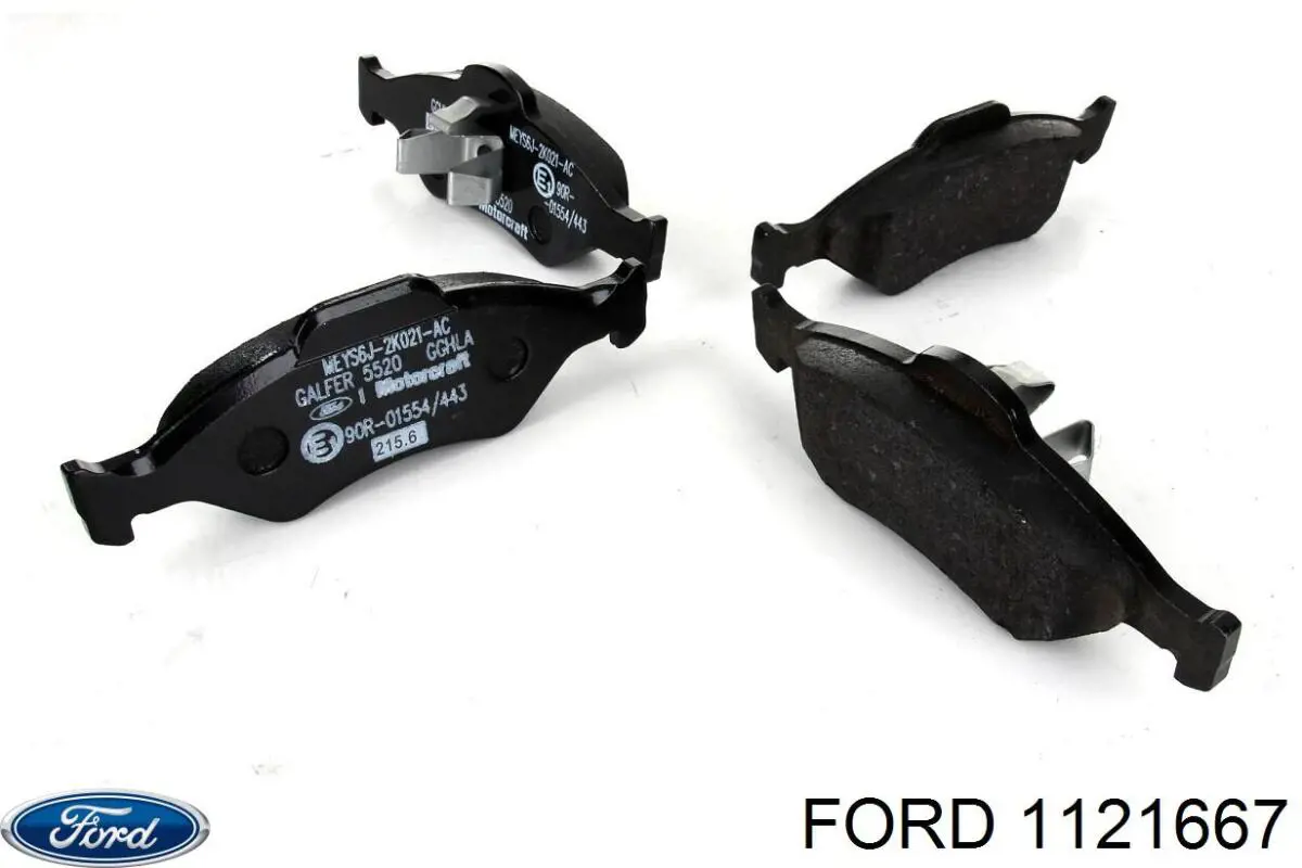 1121667 Ford колодки гальмівні передні, дискові