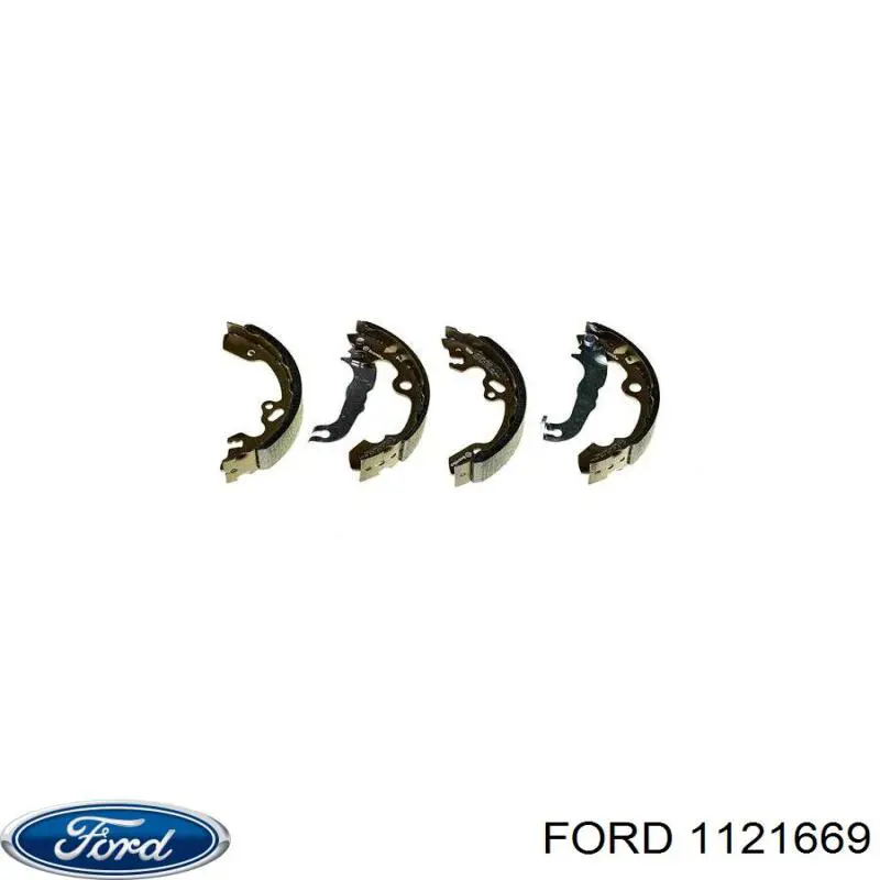 Купити 1121669 Ford Колодки гальмові задні, барабанні