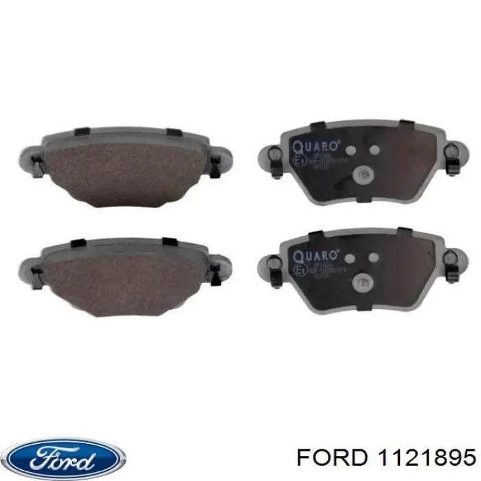 1121895 Ford Колодки гальмівні задні, дискові