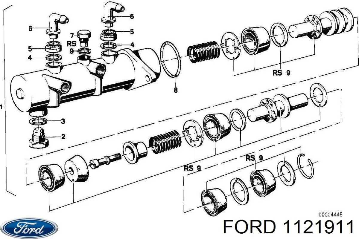 Пильник стійки задньої Ford 1121911 ціна, від 8.87 USD