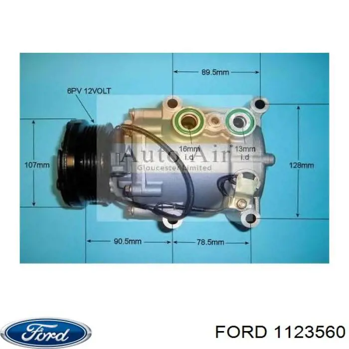 Купити 1123560 Ford Компресор кліматичної установки
