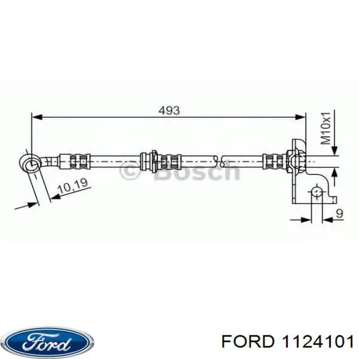 XS4R7002FA Ford кпп в зборі