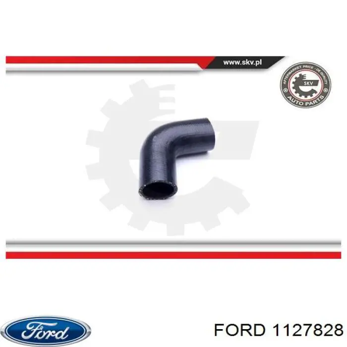 Патрубок повітряний, вихід з турбіни (наддув) 1127828 Ford