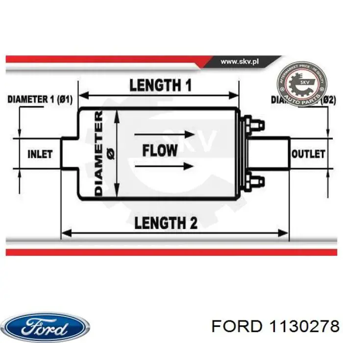 Модуль бензонасоса Ford 1130278 ціна, від 48.03 USD