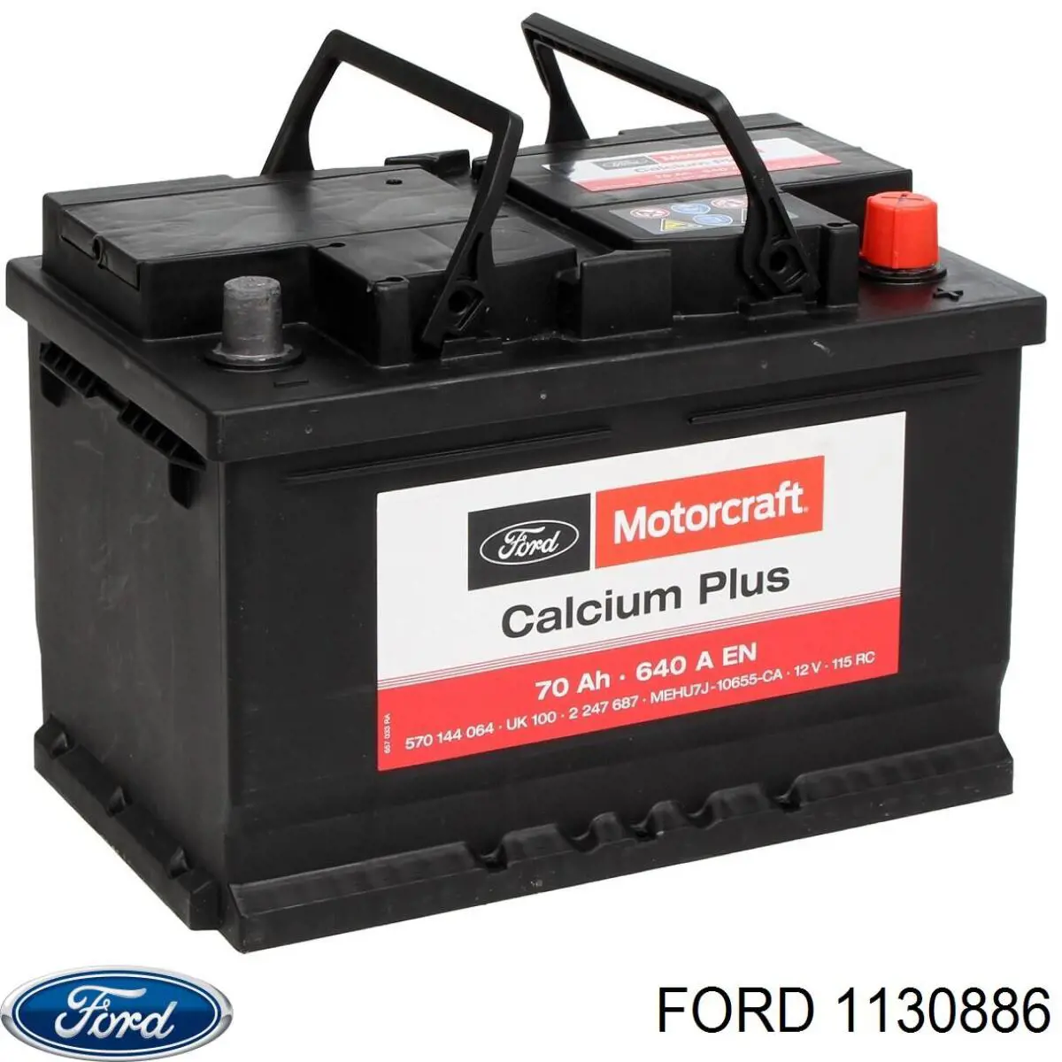 1130886 Ford Авто акумулятор