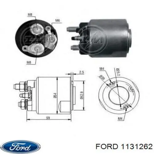 1079918 Ford фара ліва