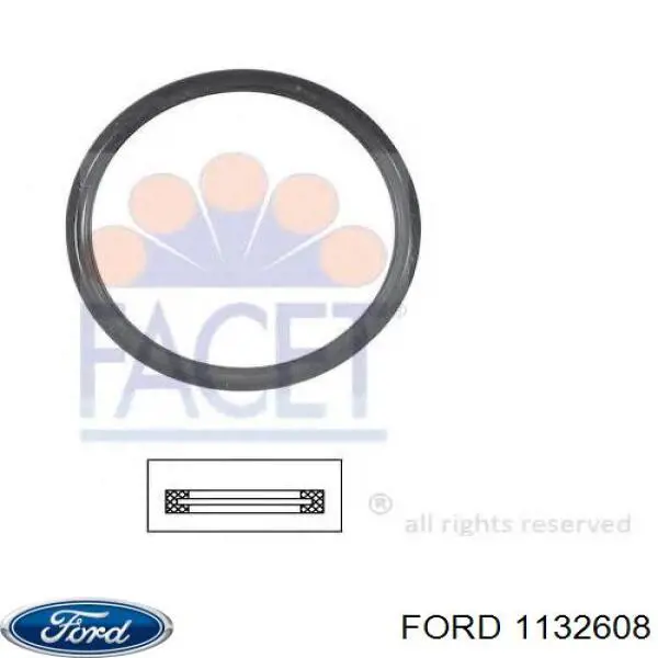 1132608 Ford прокладка термостата
