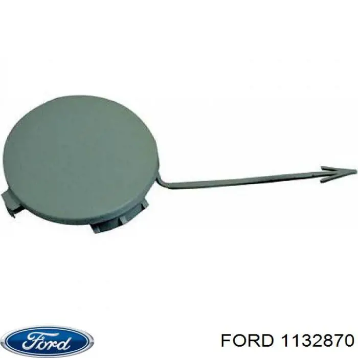 Заглушка бампера буксирувального гака, передня Ford Ka хетчбек (RBT) (1996 - 2008) ціна, від 5.39 USD