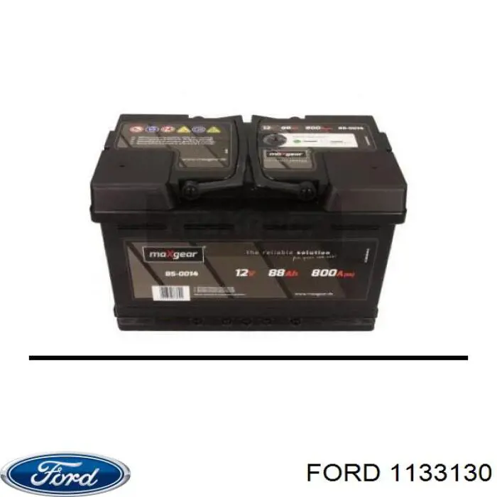 Акумуляторна батарея, АКБ 1133130 Ford