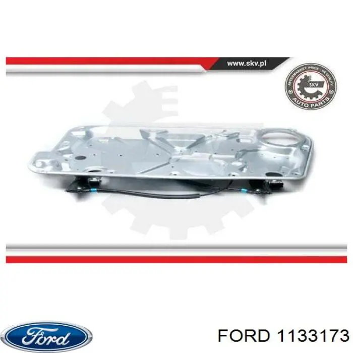 Механізм склопідіймача дверей передніх, правих Ford 1133173 ціна, від 34.31 USD