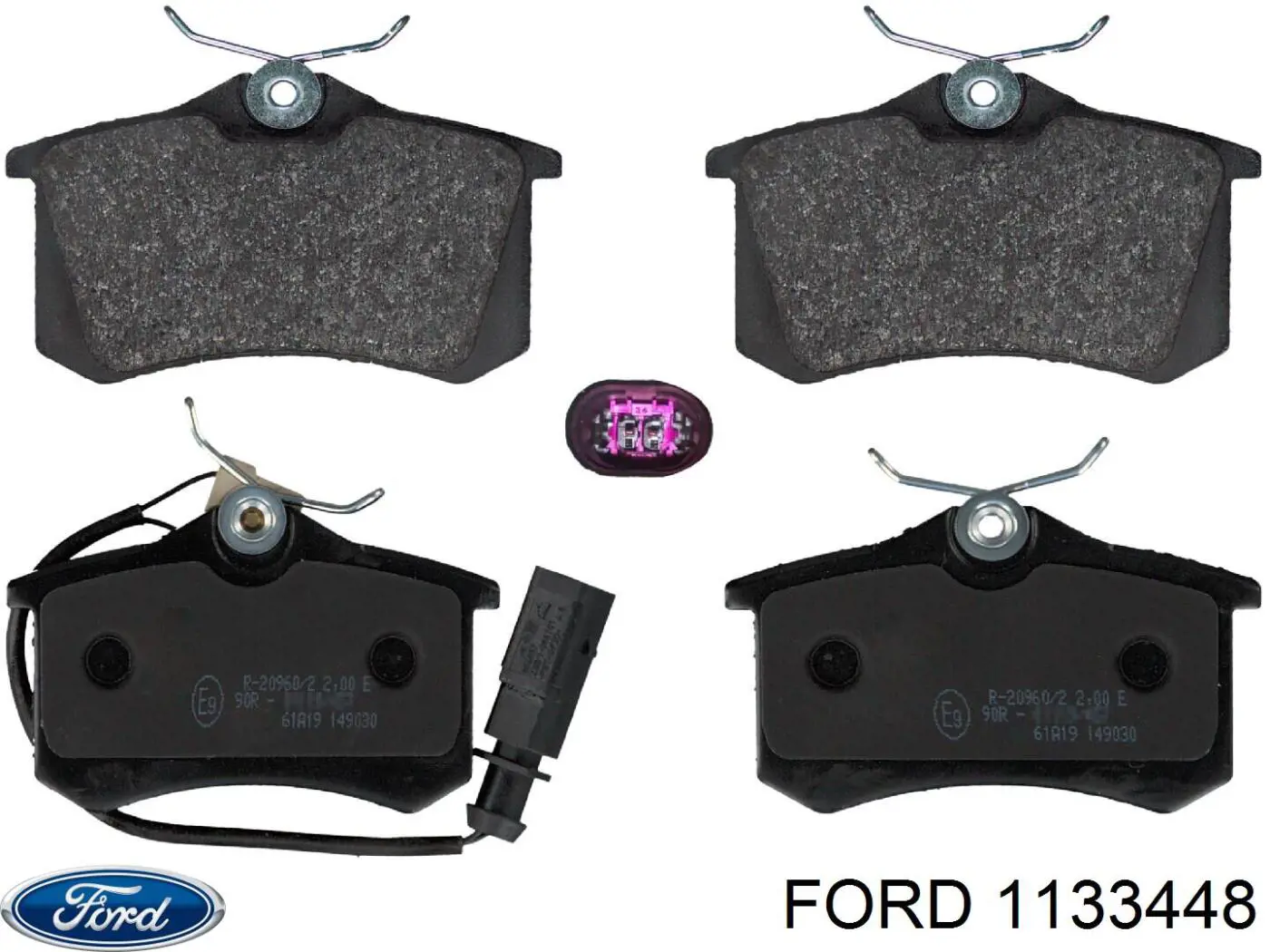 Купити 1133448 Ford Задні колодки