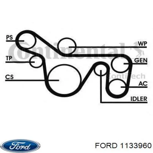 1133960 Ford Поліклиновий ремінь