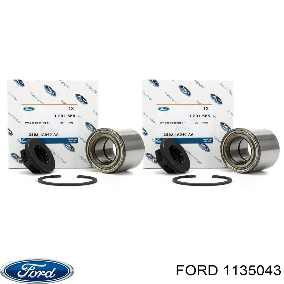 Купити 1135043 Ford Підшипник задньої ступиці