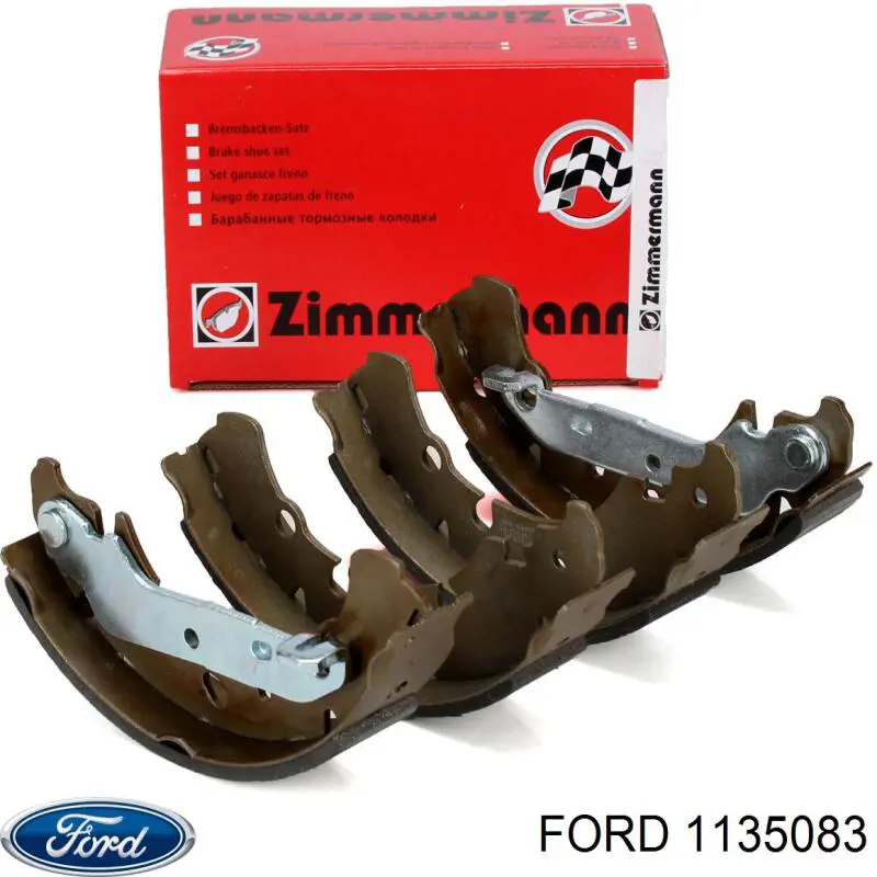 Колодки гальмові задні, барабанні 1135083 Ford