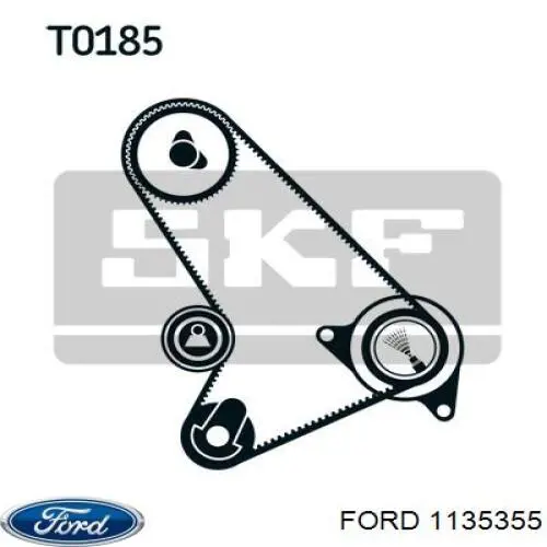 Купити 1135355 Ford Ремінь газорозподільного механізму