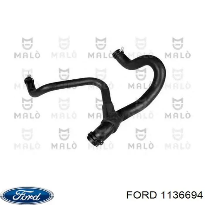 Шланг/патрубок радіатора охолодження, нижній Ford 1136694 ціна, від 13.94 USD