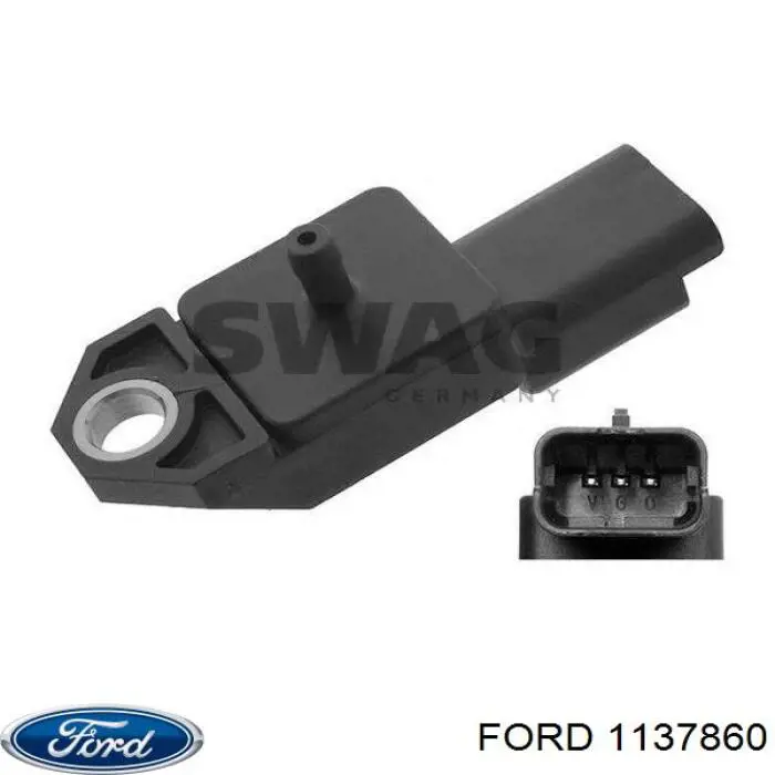 Купити 1137860 Ford Прокладка колектора