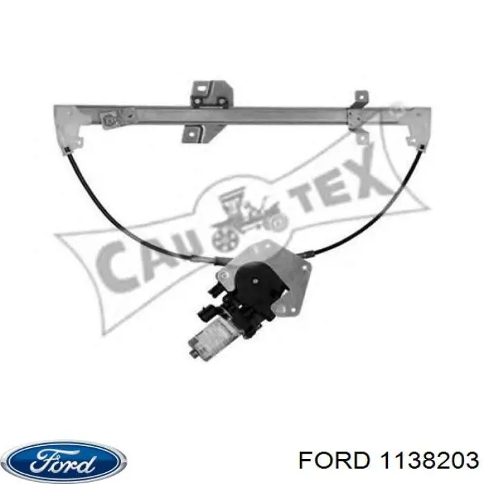 Механізм стеклопод'емника двері задньої, правої Ford 1091623