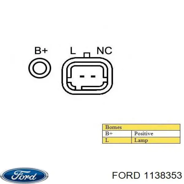 Купити 1138353 Ford Радіатор двигуна