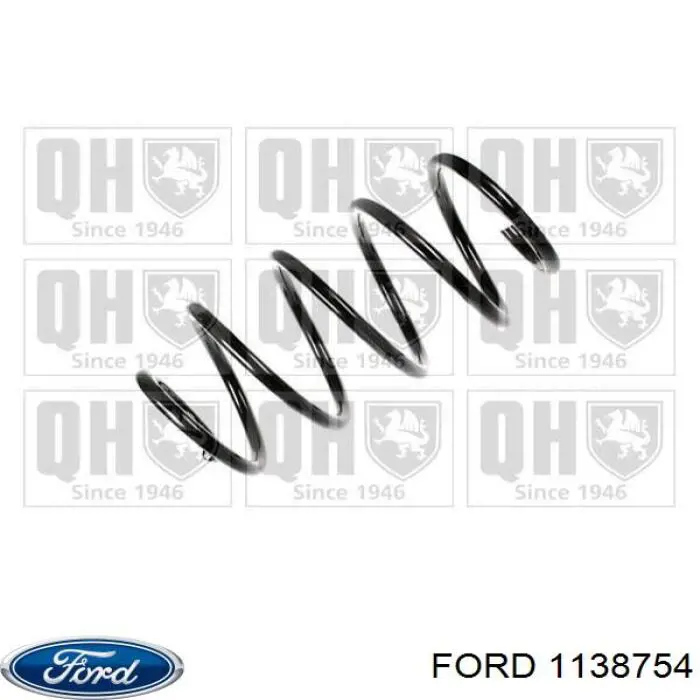 Купити 1138754 Ford Гвинтова пружина підвіска