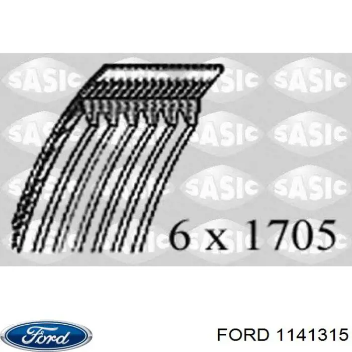 Клиновий ремінь Ford 1141315 ціна, від 14.71 USD