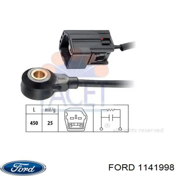 Купити 1141998 Ford Датчик детонації